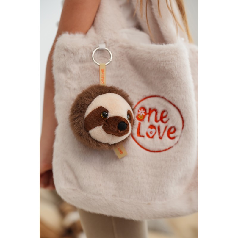 Charm pendentif en peluche paresseux Ollie - One Love Plush