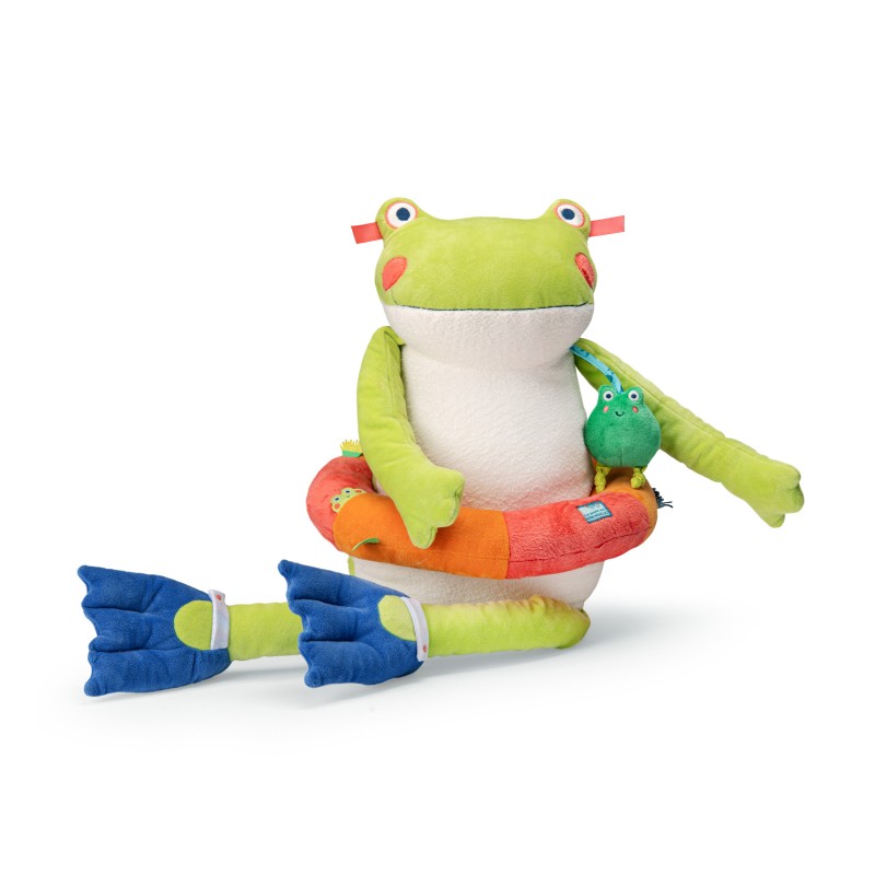 Riesiges Plüschtier Frosch - La mare aux grenouilles - Moulin Roty