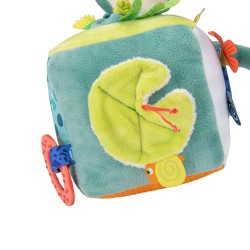 Aktivitätswürfel aus Stoff - La mare aux grenouilles - Moulin Roty