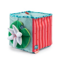 Grand cube d'activités tissu - La mare aux grenouilles - Moulin Roty