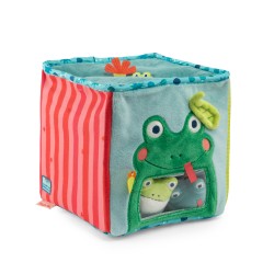Grosser Aktivitätswürfel aus Stoff - La mare aux grenouilles - Moulin Roty