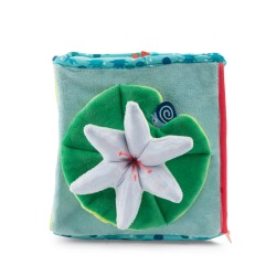 Grand cube d'activités tissu - La mare aux grenouilles - Moulin Roty