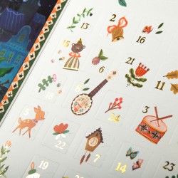 Adventskalender Les Minouchkas -  für Kinder ab 4 Jahren - Geschichtenlampe - Moulin Roty