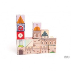 Bauwürfel aus Holz nachhaltig – 6 Gebäude zum Entdecken  - Bajo