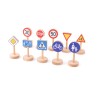 jeu de panneaux de signalisation en baois - Bajo