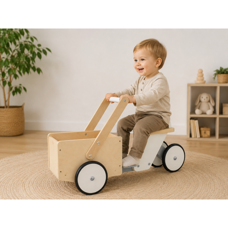 Cargo Bike aus Holz ab 1 Jahr - Bajo