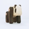 Panda aus Holz - Bajo
