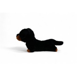 Peluche lestée chien teckel Pumpkin  - Peluches lestées et durables de One Love Plush