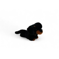 Peluche lestée chien teckel Pumpkin  - Peluches lestées et durables de One Love Plush
