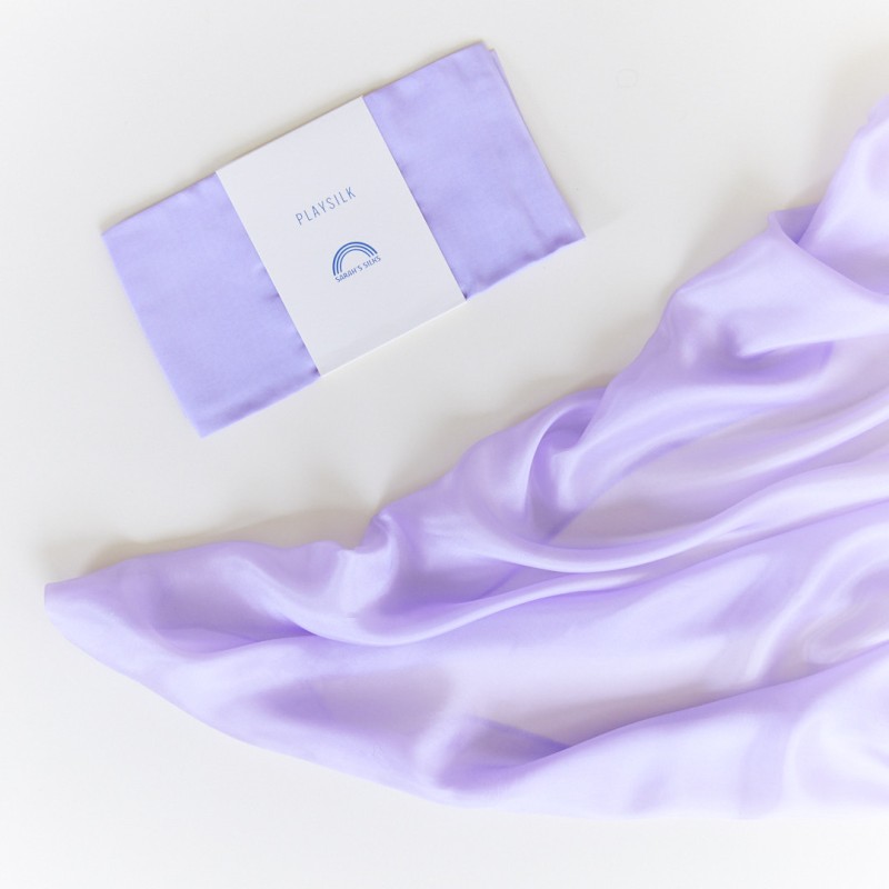 Playsilks - Foulards en soie pour jouer - Lavande - Sarah's Silks