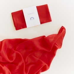 Playsilks - Foulards en soie pour jouer - rouge - Sarah's Silks