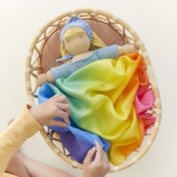 Enchanted Playsilks - Foulards en soie pour jouer - Arc-en-ciel - Sarah's Silks