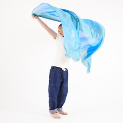 Playsilks Foulard en soie - Foulards en soie pour jouer - Ozéan - Sarah's Silks