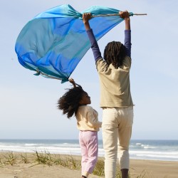 Earth Playsilks - Grosses Seidentuch zum Spielen - Ozean - Sarah's Silks