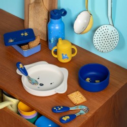 Geschirrset aus Silikon - Puce & Pilou - Moulin Roty