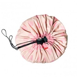 Tapis de jeu & sac à jouets Pink Elefant by Allc - Play & Go