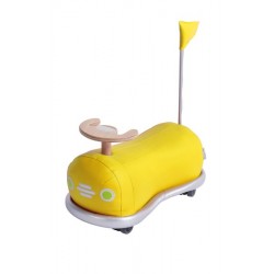 Autoscooter gelb - vintage Rutscher für Kinder - Moulin Roty
