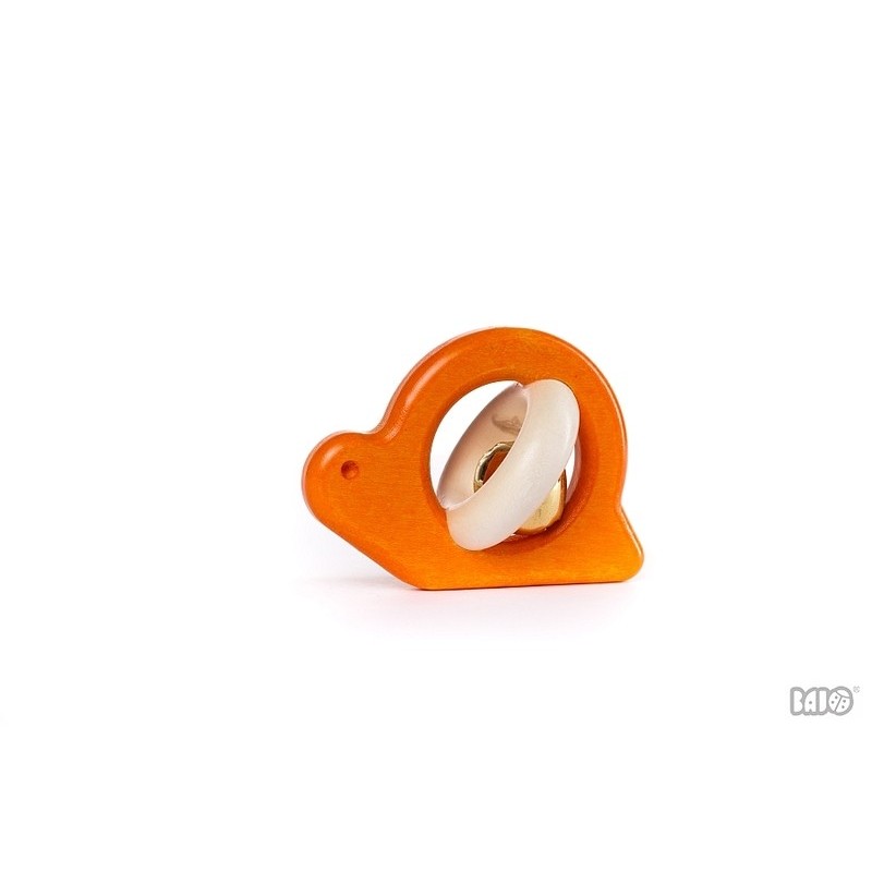 Rassel Schnecke orange - Bajo