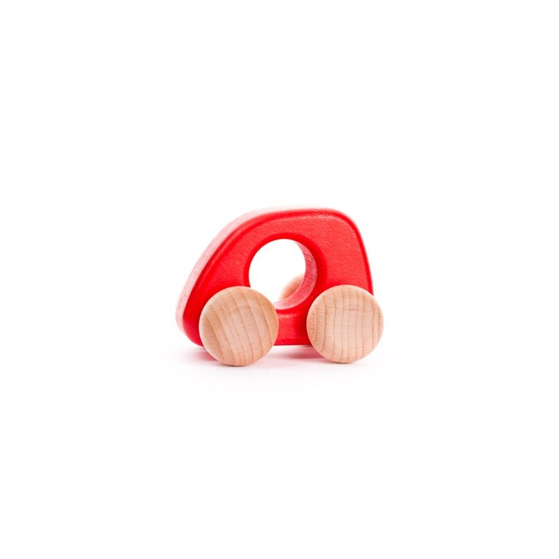 Mini voiture rouge en bois - Bajo