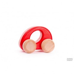 Voiture Ellipse rouge en bois - Bajo