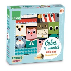 Cube à empiler avec sons - Ingela P. Arrhenius
