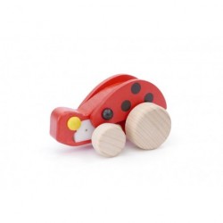 Coccinelle à remonter en bois  - Bajo