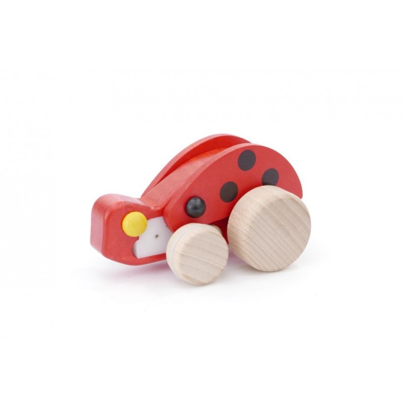 Coccinelle à remonter en bois  - Bajo