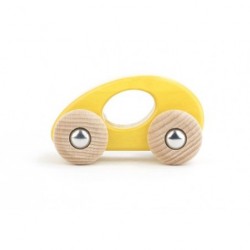 Auto Eco gelb aus Holz - Bajo