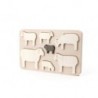 Puzzle Schafe aus Holz natur nachhaltig - Bajo