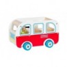 Bus rétro avec le chien julius - La Grande Famille - Moulin Roty
