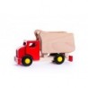 Camion benne rouge en bois - Bajo