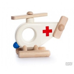 Hélicoptère ambulance en bois - Bajo