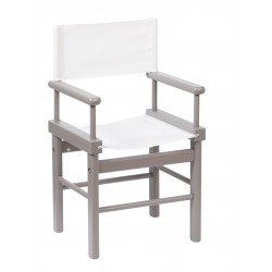 Nouveau fauteuil metteur en scène gris