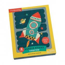 Puzzle Sticks mit Fahrzeugen - ab 3 Jahren - Mudpuppy