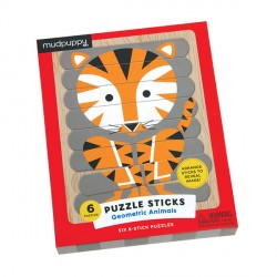 Puzzle Sticks Geometric Animals