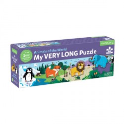30 PC Long Puzzle Animals of World