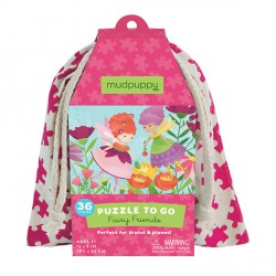 Puzzle To Go Fairy Friends - Les amis des fées 36 pièces - Mudpuppy