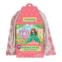 Puzzle To Go Pretty Princess - 36 pièces - Puzzle princesses - Mudpuppy