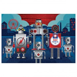 Folienpuzzle Roboter 100 Teile - Roboter Puzzle - Mudpuppy