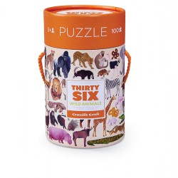 Puzzle Wildtiere - 100 Teile - Crocodile Creek