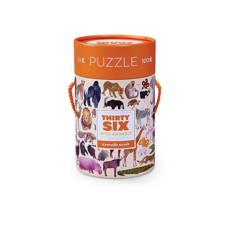 Puzzle Wildtiere - 100 Teile - Crocodile Creek