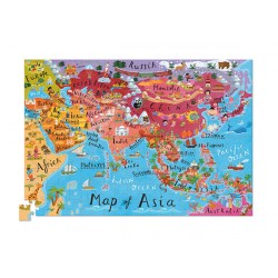 Poster & Puzzle ASIA - 200 Teile - Crocodile Creek