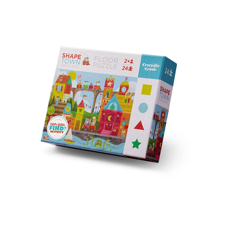24 PC Early Learning Shape Town