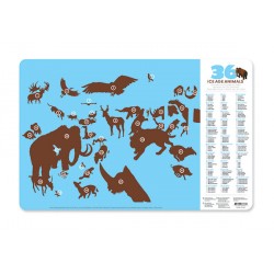 Placemats 36 Ice Age Animals