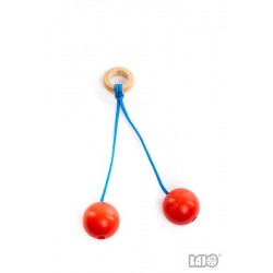 Klik-Klak rouge  en bois - Bajo