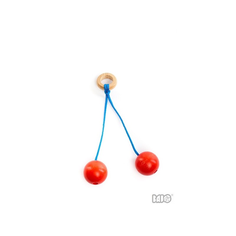 Klik-Klak rouge  en bois - Bajo