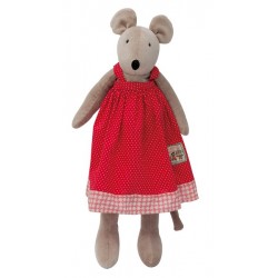 Plüschtier Maus Nini  50 cm - La grande Famille - Moulin Roty