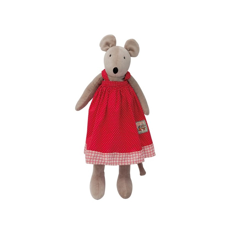 Peluche Nini la souris 50 cm - La grande Famille - Moulin Roty