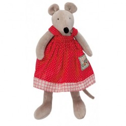 Plüschtier Maus Nini 20 cm - La grande Famille - Moulin Roty