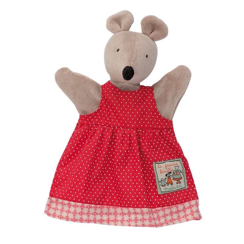 Marionette Nini la souris  - La grande Famille - Moulin Roty